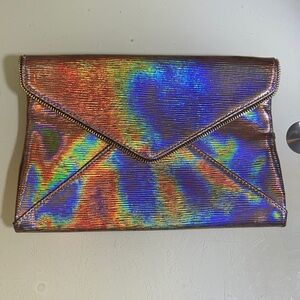 Holographic Clutch Bag